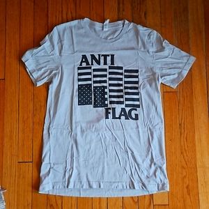 Anti-Flag Band T-Shirt, light gray, unisex size M